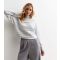 Women's Grey Cable Knit Cropped Jumper New Look