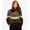 Women's Grey Fairisle Knit Jumper Apricot New Look