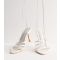 Women's Oceania White Strappy Ankle-Tie Stiletto Sandals Public Desire New Look