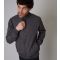 Men's Dark Grey Regular Zip Up Jacket Threadbare New Look
