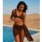 Women's Dark Brown Textured Sarong Moda Minx New Look
