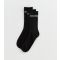 Men's 5 Pack of Black Tennis Socks Jack & Jones New Look