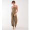 Women's Olive Linen-Look Trousers Pink Vanilla New Look
