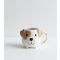 White Spotted Dog Mug New Look