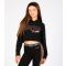 Girls' Black Dance Cropped Hoodie Pineapple New Look