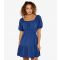 Women's Bright Blue Milkmaid Mini Dress Apricot New Look
