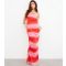 Women's Mid Pink Mesh Bandeau Maxi Dress WKNDGIRL New Look