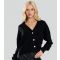 Women's Black Diamanté Knit Cardigan Finding Friday New Look
