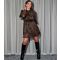 Women's Multicolour Open Back Mini Dress Finding Friday New Look