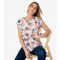 Women's White Shell Print Short Sleeve T-Shirt Apricot New Look