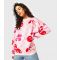 Women's Pink Knitted Check And Cherry Jumper Skinnydip New Look