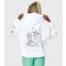 Women's White Disney Jack And Sally Jersey Hoodie Skinnydip New Look