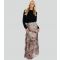 Women's Leopard Print Chiffon Maxi Skirt Finding Friday New Look