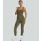 Women's Khaki High Waist Leggings South Beach New Look