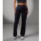 Women's Dark Grey Rib Flared Leggings Gym King New Look