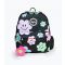 Black Floral Print Iconic Backpack HYPE New Look