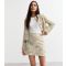 Women's Off White Bouclé Skirt Cameo Rose New Look