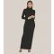 Women's Black High Neck Ruched Maxi Dress WKNDGIRL New Look
