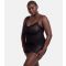 Women's Black Lace V-Neck Cami Dress Dorina New Look