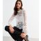 Women's White Lace Long Sleeve Top Cutie London New Look