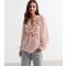 Women's Pink Polka Dot Ruffle Blouse Cutie London New Look