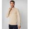 Men's Stone Rib Knit Quarter Zip Jumper Threadbare New Look