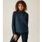 Women's Navy Branded Badge Fleece Top Regatta New Look