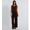 Women's Brown Knit Waistcoat Quiz New Look