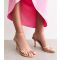Women's Light Pink Clear Strap Heeled Sandals Public Desire New Look