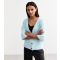 Women's Blue Sparkly Knit Cardigan Sunshine Soul New Look