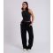 Women's Black Wide Leg Joggers Urban Bliss New Look