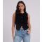 Women's Black Button Through Vest Urban Bliss New Look
