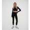 Women's Black Ribbed Long Sleeve Crop Top WKNDGIRL New Look