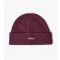 Burgundy Logo Ribbed Beanie Gym King New Look