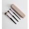 Creations Brown Make Up Brushes and Case Set Danielle New Look