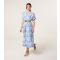 Women's Blue Floral Print Midi Dress Blue Vanilla New Look