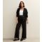 Women's Maternity Black Jersey Wide Leg Trousers New Look