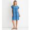 Women's Light Blue Frill Sleeve Tiered Mini Dress Gini London New Look