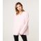 Women's Light Pink Knitted V-Neck Jumper Blue Vanilla New Look