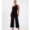 Women's Petite Black Jumpsuit Quiz New Look
