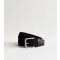 Men's Black Woven Belt Jack & Jones New Look