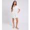 Women's White Twill Shirt Dress Urban Bliss New Look