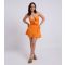 Women's Bright Orange Frill Trim Cami Tea Dress Urban Bliss New Look