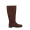 Women's Brown Faux Suede High Knee Boots London Rebel New Look