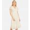 Women's White Lace Tiered Hem Midi Dress Yumi New Look