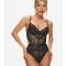 Women's Black Hold Me Tight Lace Bodysuit Ann Summers New Look