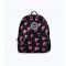 Black Scribble Heart Print Iconic Backpack School HYPE New Look