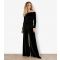 Women's Black Velvet Clean Waist Trousers Apricot New Look