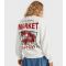 Women's Clothing White Grown With Love Sweatshirt Custard New Look