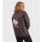 Women's Clothing Dark Grey Hello Kitty Sweatshirt Custard New Look